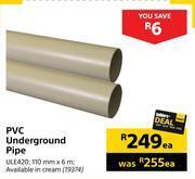 Builders Warehouse Pvc underground pipe ule420-each offer