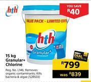Builders Warehouse Hth 15kg granular+ chlorine offer