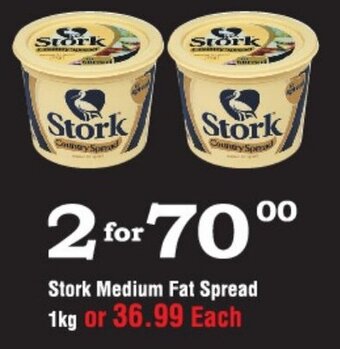 Oxford Freshmarket Stork Medium Fat Spread 1kg offer