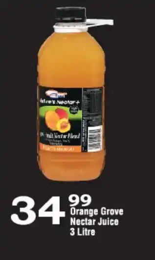 Oxford Freshmarket Orange Grove Nectar Juice 1 Litre offer