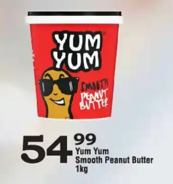 Oxford Freshmarket Yum Yum Smooth Peanut Butter 1kg offer