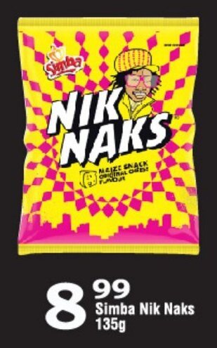 Oxford Freshmarket Simba Nik Naks 135g offer