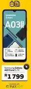 MTN Samsung galaxy a03 core lte-mtn payasyougo offer