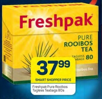Pick n Pay Freshpak Pure Rooibos Tagless Teabags 80s offer