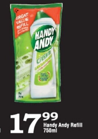 Oxford Freshmarket Handy Andy Refill 750ml offer