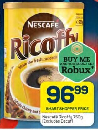 Pick n Pay Nescafé Ricoffy 750g (Excludes Decaf) offer