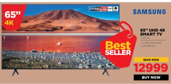HiFi Corp Samsung 65" UHD 4K Smart TV offer