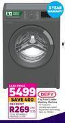 Game Defy 7kg front loader washing machine offer