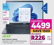 Game Acer intel celeron laptop offer