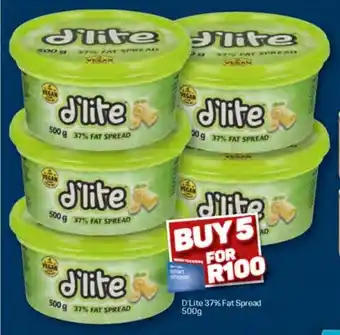 Pick n Pay D'Lite 37% Fat Spread 500g offer