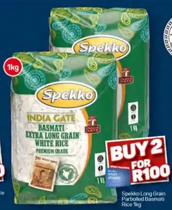 Pick n Pay Spekko Long Grain Parboiled Basmati Rice 1kg offer