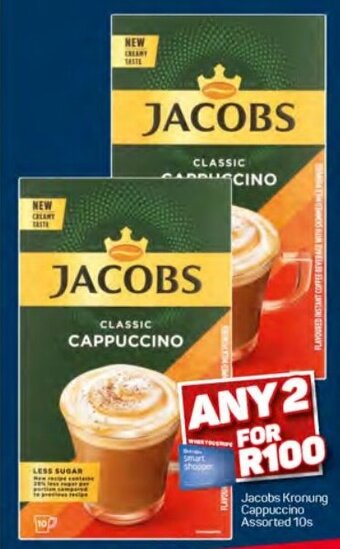 Pick n Pay Jacobs Kronung Cappuccino Assorted 10s offer