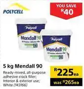 Builders Warehouse Polycell mendall 90-5kg each offer