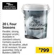 Builders Warehouse Fired earth four seasons-20l offer