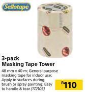 Builders Warehouse Sellotape 3 pack masking tape tower offer