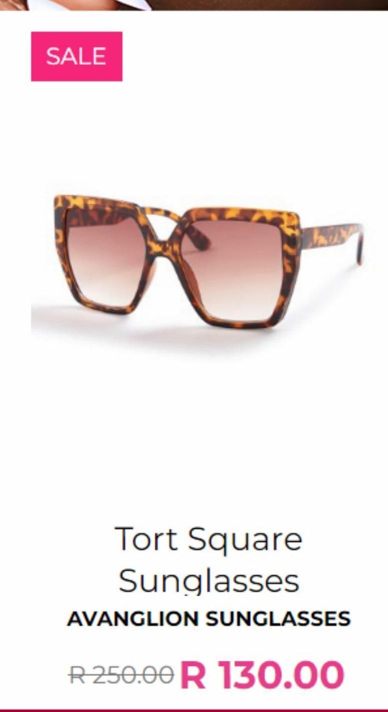 Sunglasses offer at YDE