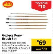 Builders Warehouse Dala 6 piece pony brush set offer