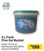 Builders Warehouse Fresh pine gel bucket-5ltr offer