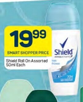 Pick n Pay Shield Roll On Assorted 50ml Each offer