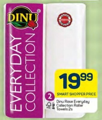 Pick n Pay Dinu Rose Everyday Collection Roller Towels 2s offer