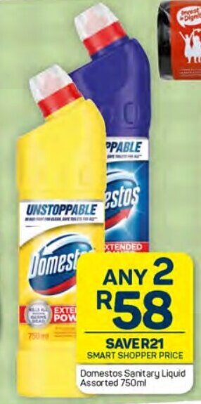 Pick n Pay Domestos Sanitary Liquid Assorted 750ml offer