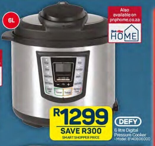 Defy electric pressure cooker hot sale