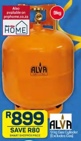 Pick n Pay ALVA 9 kg Gas Cylinder (Excludes Gas) offer