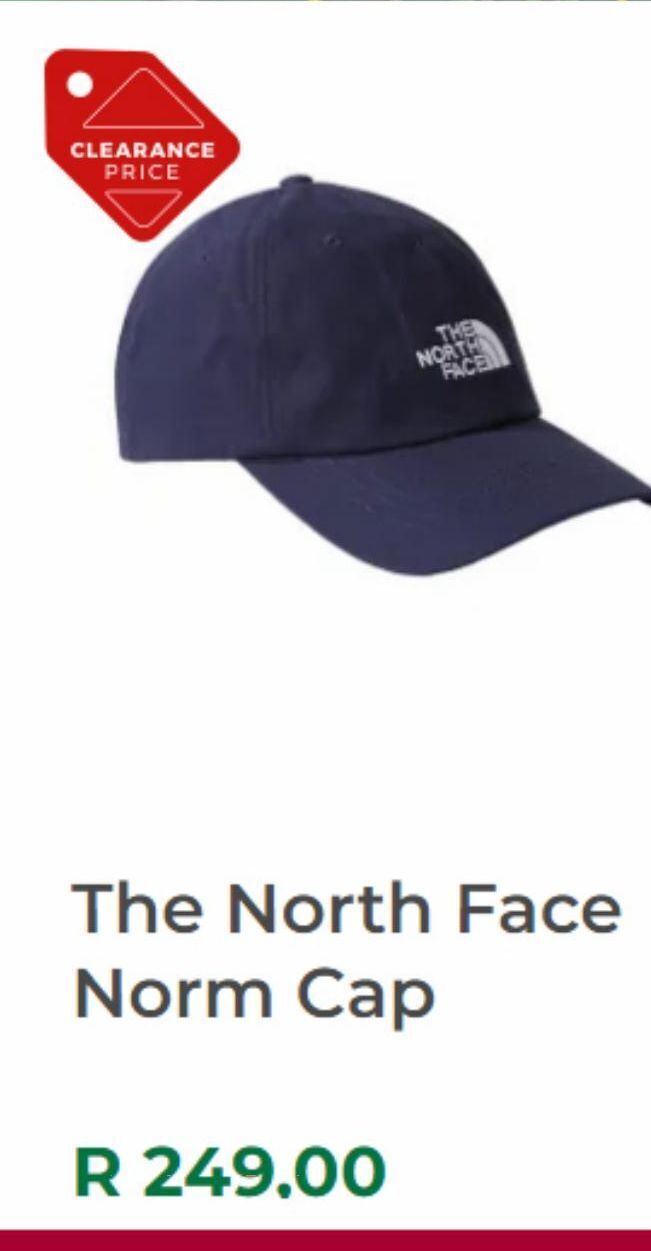 The north face norm cap offer at Outdoor Warehouse
