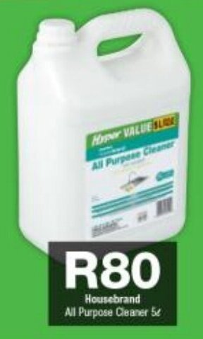 Checkers Housebrand All Purpose Cleaner 5L offer