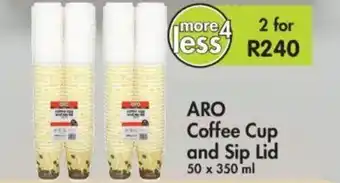 Makro ARO Coffee Cup and Sip Lid 50x350ml offer