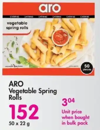 Makro ARO Vegetable Spring Rolls offer