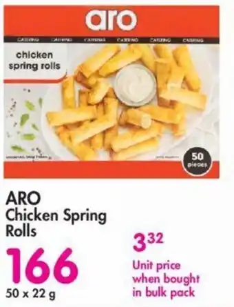 Makro ARO Chicken Spring Rolls offer