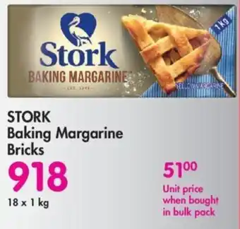 Makro STORK Baking Margarine Bricks offer