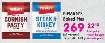 Makro PIEMAN'S Baked Pies offer