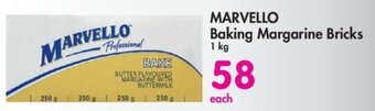 Makro MARVELLO Baking Margarine Bricks 1 kg offer