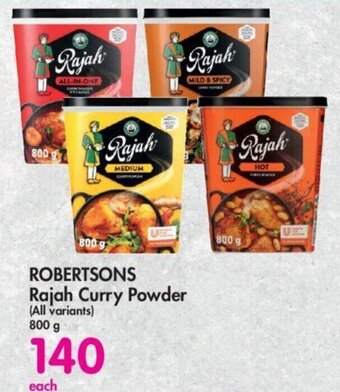 ROBERTSONS Rajah Curry Powder (All variants) 800 g
