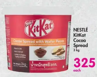 Makro NESTLÉ KitKat Cocoa Spread 3 kg offer