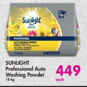 SUNLIGHT Professional Auto Washing Powder 18 kg