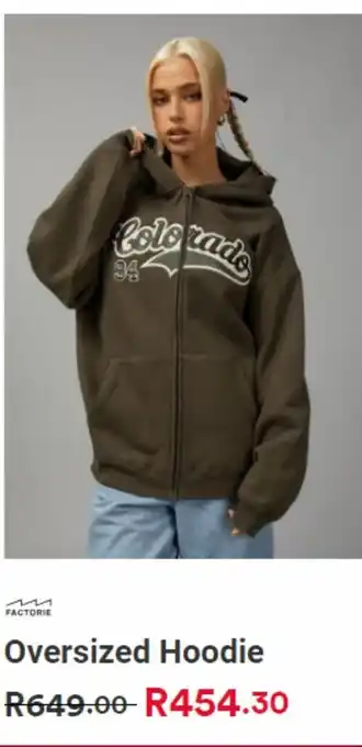 Factorie Hoodie offer