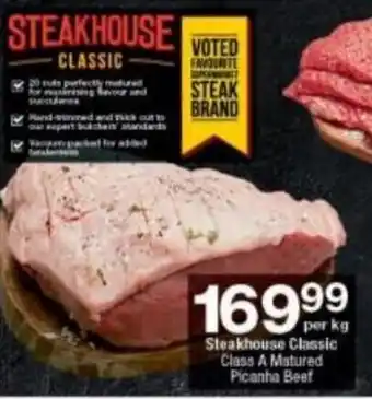 Checkers Steakhouse Classic Class A Matured Picanha Beef offer