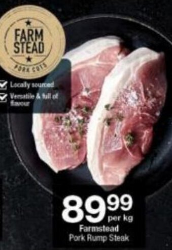 Checkers Farmstead Pork Rump Steak offer