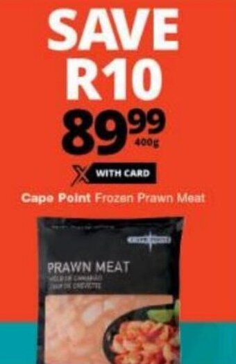 Checkers Cape Point Frozen Prawn Meat offer