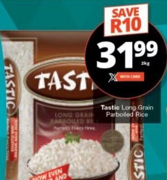 Checkers Tastic Long Grain Parboiled Rice offer