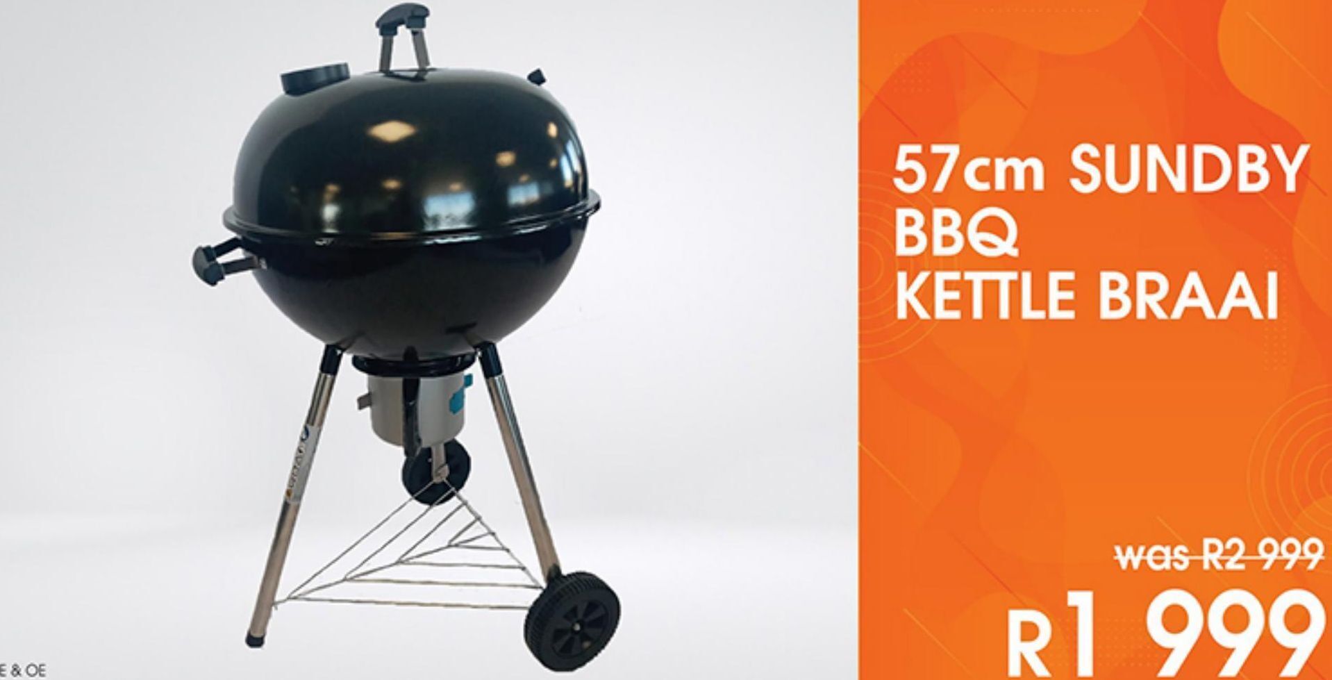 Kettle braai 57cm offer at Tafelberg Furnishers