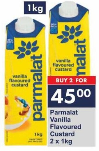 President Hyper Parmalat Vanilla Flavoured Custard 2 x 1kg offer