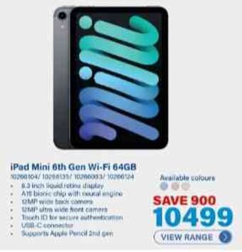 Incredible Connection iPad Mini 6th Gen Wi-Fi 64GB offer