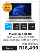 First Shop Hp probook 450 g9 offer
