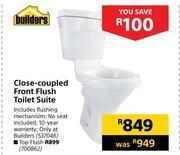 Builders Warehouse Builders close-coupled front flush toilet suite offer