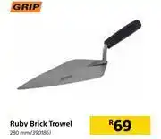 Builders Warehouse Grip ruby brick trowel 280mm offer