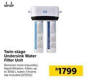 Builders Warehouse Jojo twin stage undersink water filter unit offer